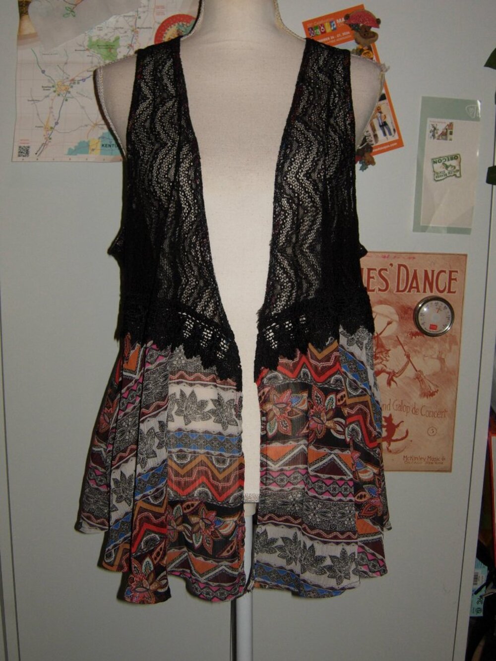 Self Esteem Lace Vest 2X